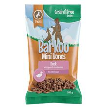 Bild Barkoo Mini Bones (semi-moist) - Grain Free 200 g - Anka med ärtor & tranbär