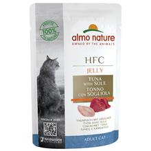 Bild Ekonomipack: Almo Nature HFC Jelly Pouch 24 x 55 g - Tonfisk & sjötunga