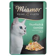 Bild Miamor Fine Filets Pouch 6 x 100 g - Tonfisk & grönsaker