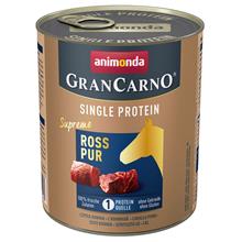 Bild Animonda GranCarno Adult Single Protein Supreme 24 x 800 g - Häst Pur