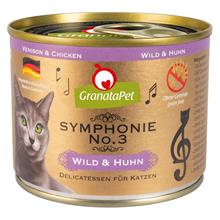 Bild GranataPet Symphonie 6 x 200 g - Vilt & kyckling