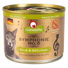 Bild Ekonomipack: 24 x 200 g GranataPet Symphonie - Kalv & fågel