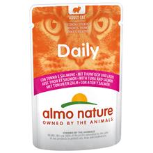 Bild Almo Nature Daily Menu Pouch 6 x 70 g - Tonfisk och lax