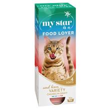 Bild My Star is a Food Lover - blandpack med sås - Ekonomipack: 30 x 85 g (4 sorter)