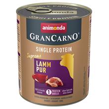 Bild Animonda GranCarno Adult Single Protein Supreme 6 x 800 g - Lamm Pur