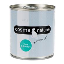 Bild Ekonomipack: Cosma Nature 12 x 280 g - Tonfisk & räkor