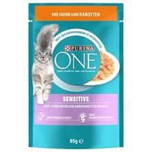 Bild Purina One Sensitive - 26 x 85 g Kyckling & morötter