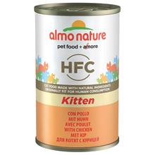 Bild Almo Nature Classic HFC Kitten med kyckling - 12 x 140 g