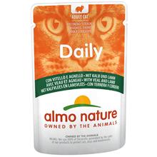 Bild Almo Nature Daily Menu Pouch 6 x 70 g - Kalv och lamm