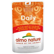 Bild Almo Nature Daily Menu Pouch 6 x 70 g - Kyckling och nötkött