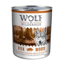 Bild Ekonomipack: Wolf of Wilderness 12 x 800 g - Oak Woods - Wild Boar