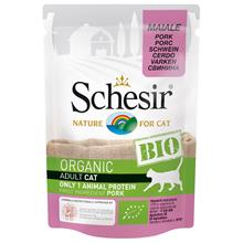 Bild Schesir Bio Pouch 6 x 85 g - Ekologiskt griskött