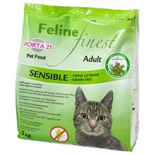 Bild Blandat provpack: Porta 21 Finest kattfoder - Adult Cat, Cats Heaven & Sensible