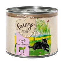 Bild Ekonomipack: Feringa Pure Meat Menue 18 x 200 g - Lamm med potatis & kattgamander