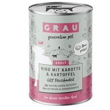 Bild Ekonomipack: GRAU Adult 24 x 400 g - Nötkött med morot & potatis