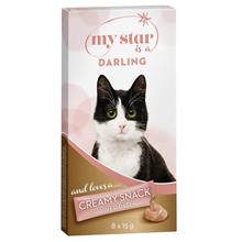 Bild Ekonomipack: My Star Creamy Snack 72 x 15 g - My Star is a Darling - Liver-Cream