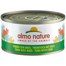 Bild Ekonomipack: Almo Nature 24 x 70 g - Tonfisk & majs