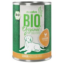 Bild zooplus Bio Senior Kyckling med pumpa - 6 x 400 g