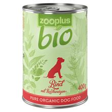 Bild zooplus Bio Adult Nötkött med äpple - 6 x 400 g