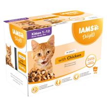 Bild IAMS Delights Kitten Kyckling i sås  - 12 x 85 g