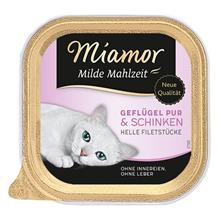 Bild Ekonomipack: Miamor Mild Meal 24 x 100 g - Höns & skinka