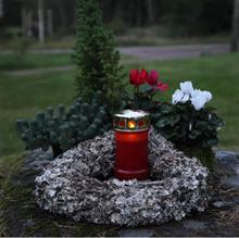 Bild Gravljus 'Serene' LED, Röd H13,5cm