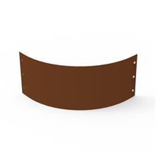 Bild Planteringskant Kvartsbåge Corten H180x500mm
