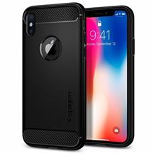 Bild Spigen Rugged Armour fodral till iPhone X / XS - Svart