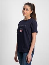 Bild Gant, GANT SHIELD SS T-SHIRT, Blå, T-shirts till Tjej, 146-152 cm