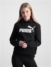 Bild Puma, ESS BIG LOGO HOODIE FL B, Svart, Huvtröjor/Hoodies till Tjej, 164 cm