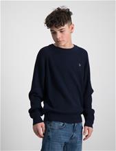 Bild Gant, CASUAL COTTON RIBBED C-NECK, Blå, Tröjor/Sweatshirts till Kille, 146-152 cm