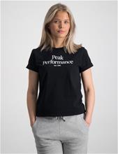 Bild Peak Performance, Jr Original Tee, Svart, T-shirts till Tjej, 130 cm