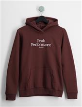 Bild Peak Performance, Jr Original Hood, Brun, Huvtröjor/Hoodies till Tjej, 170 cm