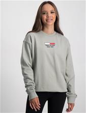 Bild Tommy Hilfiger, FLAG LOGO SWEATSHIRT, Grå, Tröjor/Sweatshirts till Tjej, 12 år