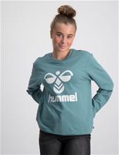 Bild Hummel, hmlDOS SWEATSHIRT, Blå, Tröjor/Sweatshirts till Tjej, 164 cm