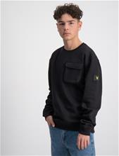 Bild Lyle & Scott, Casuals BB Crew Neck, Svart, Tröjor/Sweatshirts till Kille, 12-13 år