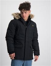 Bild Lyle & Scott, Fur Trim Classic Parka Coat, Svart, Jackor till Kille, 15-16 år