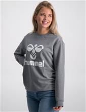Bild Hummel, hmlDOS SWEATSHIRT, Grå, Tröjor/Sweatshirts till Tjej, 152 cm