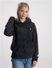 Bild Lyle & Scott, Acid Wash BB OTH Hoodie, Svart, Huvtröjor/Hoodies till Tjej, 9-10 år