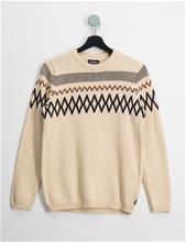 Bild D-XEL, KNIT CREWNECK, Beige, Tröjor/Sweatshirts till Kille, 164 cm