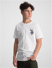 Bild U.S. Polo Assn., 12CM DHM Tee, Vit, T-shirts till Kille, 15-16 år