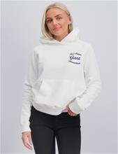 Bild Gant, GANT SCRIPT LOGO HOODIE, Vit, Huvtröjor/Hoodies till Tjej, 134-140 cm