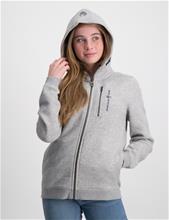 Bild Sail Racing, JR BOWMAN ZIP HOOD, Grå, Huvtröjor/Hoodies till Tjej, 130 cm