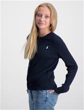 Bild Polo Ralph Lauren, MINI CABLE SWEATER, Blå, Tröjor/Sweatshirts till Tjej, M