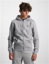 Bild U.S. Polo Assn., Core Fleece Zip BB Hoodie, Grå, Huvtröjor/Hoodies till Kille, 10-11 år