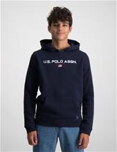 Bild U.S. Polo Assn., Sport OTH BB Hoodie, Blå, Huvtröjor/Hoodies till Kille, 12-13 år