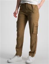 Bild Scotch & Soda, High waist wide leg cargo pants, Beige, Byxor till Tjej, 14 år