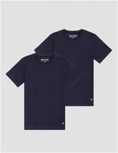 Bild Lyle & Scott, 2 Pack Lounge T Shirt, Blå, T-shirts till Kille, 9-10 år