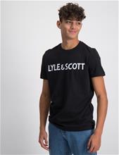 Bild Lyle & Scott, Lyle & Scott Text Tee, Svart, T-shirts till Kille, 15-16 år