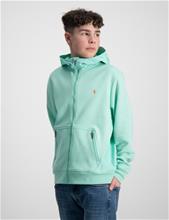 Bild Polo Ralph Lauren, Water-Repellent Double-Knit Hoodie, Turkos, Huvtröjor/Hoodies till Kille, S